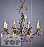 Iron Chandelier/ (YQF2172D86GD) /Crystal Chandelier