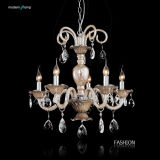 2012 new candle crystal chandelier (Plum glass tube, pull to the side of the lotus leaf butterf)