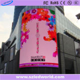 Factory Outdoor Full Color Iron Cabinet P16 Curved LED Display
