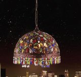 Tiffany Lamp Glass Hanging Lamphigh Quality Stained Glass Mosaic Hanging Lamp