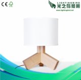 Lightingbird Desk Light Wood Table Lamp with Fabric Shade (LBMT-XJK)