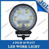 18W Round LED Work Light for Truck and Trailer