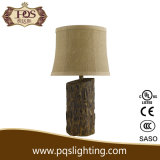 Tree Stump Design Resin Decoration Table Lamp (P0096TA)