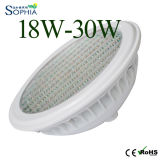 18W-30W Excellent Underwater Light, IP68 PAR56 LED Swimming Pool Lighting with CE RoHS, PC Housing
