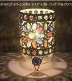 Living Room Oriental Lamp of Wrought Iron Glass Beaded of CE