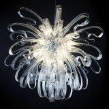 Gorgeous Mouth Blown Glass Chandelier for Home Decoration