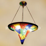 Indoor Multi-Color Glass Pendant Light with Energy Saving Power (H1039S)