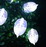 Energy-Saving Solar Powered LED String Light with Plastic Leaves