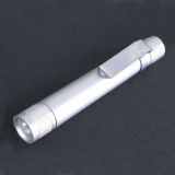 Mini LED Slivery Portable Flashlight