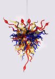 House Decorative Colorful Romantic Blown Glass Chandelier