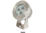 3W IP68 LED Underwater Light with Stainless Steel Fixture