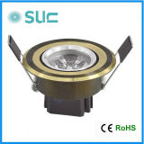 Suc Brand New 3W Aluminium Alloy LED Ceiling Light