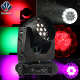 Beam/Wash/Zoom 19*15W RGBW LED Stage Lighting Moving Head Light with Fan Temperature Control