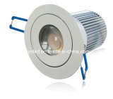 15W Dimmable LED COB Recessed Down Light