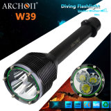 Archon W39 3 X CREE Xm-L T6 LED 3000 Lumens Rechargeable Diving Flashlight LED Flashlight