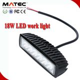 18W Flood Beam Work LED Light Lamp off-Road SUV 4X4 4WD Truck Car Work Light