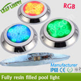 18X3w RGB LED Concrete Pool Lighting, Niche Pool LED Light