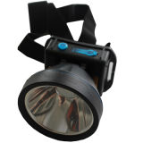 Yjm-6818 New Products 3W Waterproof LED Headlamp with Lithium Battery Rechargeable Miner Headlight
