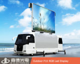 Vehicle Mounted Outdoor P10 RGB LED Video Display