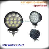 42W Round LED Work Light for Jeep SUV 4X4 Offroad