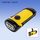 Waterproof LED Dynamo Flashlight (T5073)