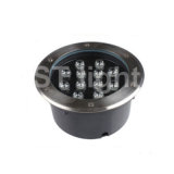 12W High Power Outdoor Waterproof Red LED Inground Light