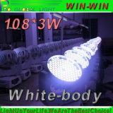 White Body RGBW DMX LED Moving Head Lights