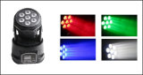 New Pattern 7PCS LED RGB Mini Moving Head Stage Light