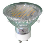TUV GU10 LED Bulb (54SMD 3528 with glass cover)