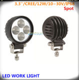 12W Spot LED Work Light for 4X4 Offroad Jeep