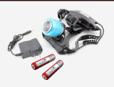 1, 000lm CREE Xm-L T6 LED Rechargeable Head Lamp