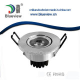 1W Highlight Silvery LED Recessed Ceiling Light