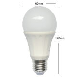 6400k E27 9W LED Light Bulb with CE RoHS
