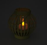 Smart Glim LED Lantern with Cup Holder Tea Light