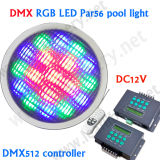 DMX RGB LED Underwater Light, 12W DC/AC12V Low Voltage, RGB Warmwhite/White/Neturalwhite Waterproof IP68