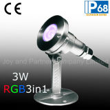 3W RGB3in1 LED Underwater Pool Light with Mounting Base (JP95316)