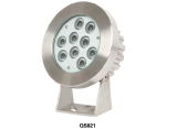 9W IP68 LED Underwater Light with Stainless Steel Fixture