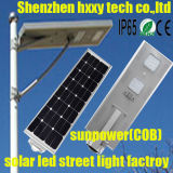 70W 80W Integrated Solar LED Street Garden Lamp Light with Timer Sensor