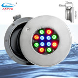 Underwater LED Swimming Pool Light with Stainless Steel Niches