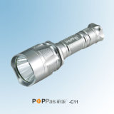 350lumens CREE T6 LED Rechargeable Tactical LED Flashlight (POPPAS-C11)