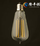 St64 LED Light Filament Lamp 8W E27 LED Bulb