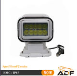 50W Square Portabile LED Work Light for Offroad