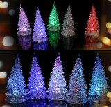 Acrylic Christmas Tree Decoration with LED Light Flashing