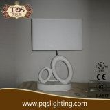 Modern Polyresin White Decorative Light Desk Lamps