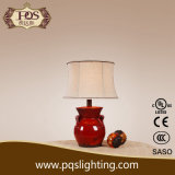 Chinese Decoration Lighting Red Small Ceramic Table Lamp