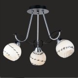 Bedroom Ceiling Lamp Glass Chandeliers (GX-6091-3)