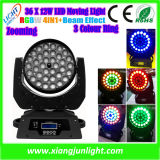 LED Moving Head Light 4in1 RGBW 36X12W