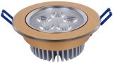 5W High Power Drawing Gold Nature White LED Ceiling Light