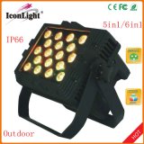 Outdoor Wash Light 18PCS IP66 Waterproof LED PAR 5in1/6in1 (ICON-A065B)