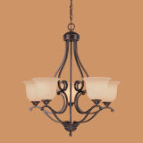 Hot Sale Chandelier with Glass Shade (1025RBZ)